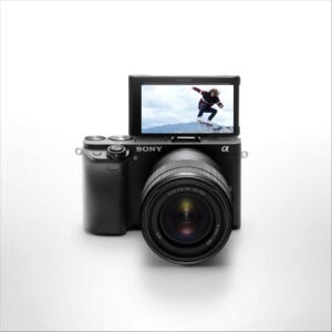 Sony Alpha ILCE-6400M 24.2MP Mirrorless Digital SLR Camera (Black) with 18-135mm Zoom Lens | APS-C Sensor |Real-Time Eye Auto Focus | 4K Vlogging Camera | Tiltable LCD - Black Visit the Sony Store